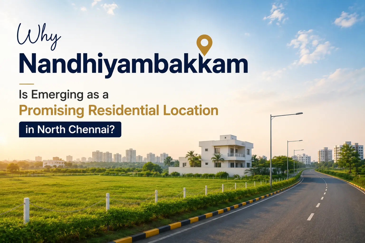 Land Investment Guide Chennai - Why Nandhiyambakkam Is Emerging as a Promising Residential Location in North Chennai?